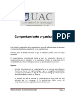 UAC - DO - Comportamiento Organizacional