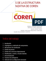 Análisis de La Estructura Organizativa de Coren Definitivo