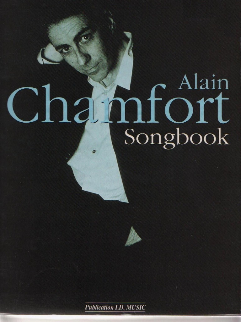 Alain Chamfort Recueil de chansons