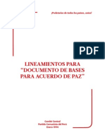 Lineamientos para La Paz