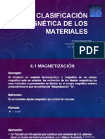 Clasificacion Magnetica de Los Materiales