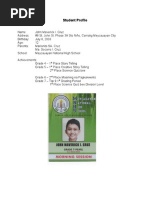 Student Profile