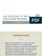 TICS en la Educaciòn del Perú