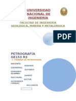 1° TRABAJO DE PETROGRAFÍA MINERALES Y MAGMATISMO, Victor Juarez