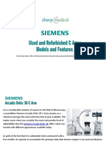 Refurbished Siemens C Arm Models