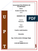 Trabajo de Hidraulica