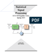 Statistical Digital Signal Processing