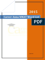 NMAT Word List 