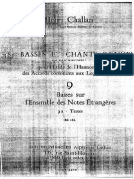 Henri CHALLAN 9 Basses Sur L'ensemble Des Notes Étrangères