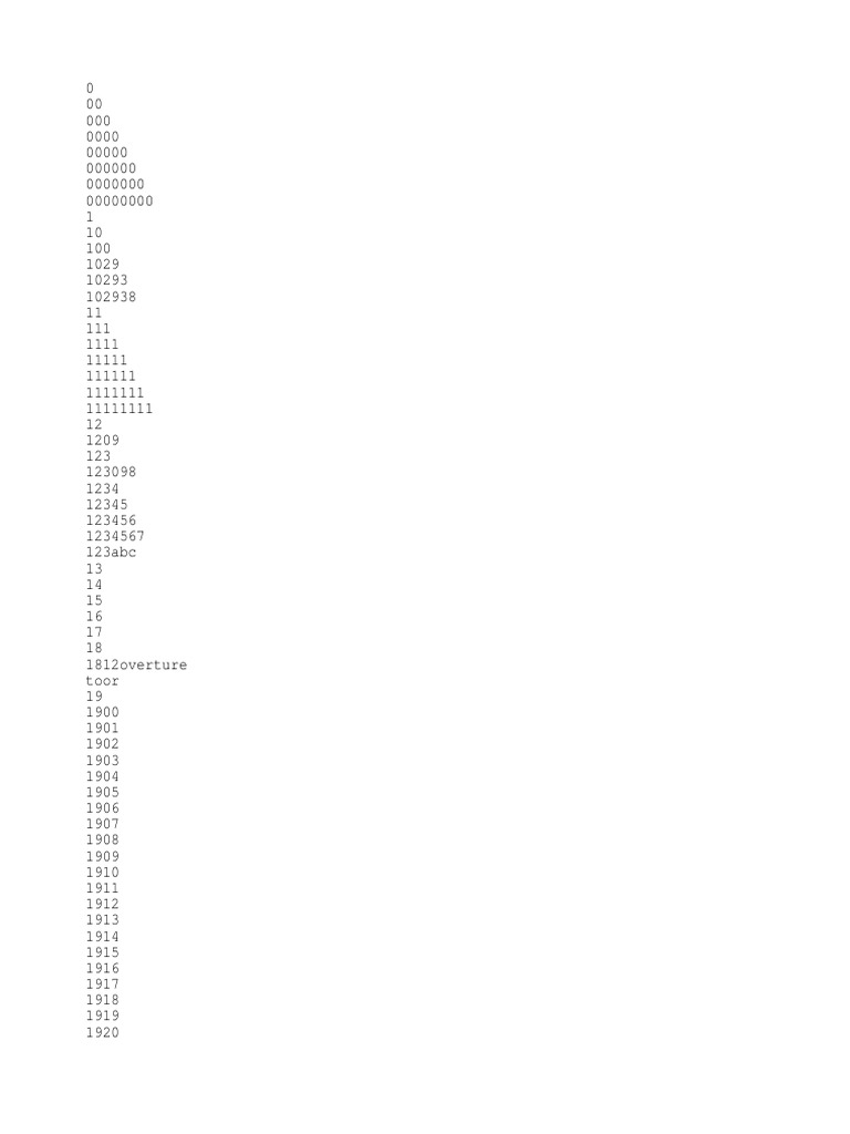Word List | PDF