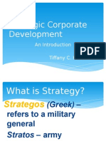 Strategic Corporate Development: An Introduction Tiffany C. Khia
