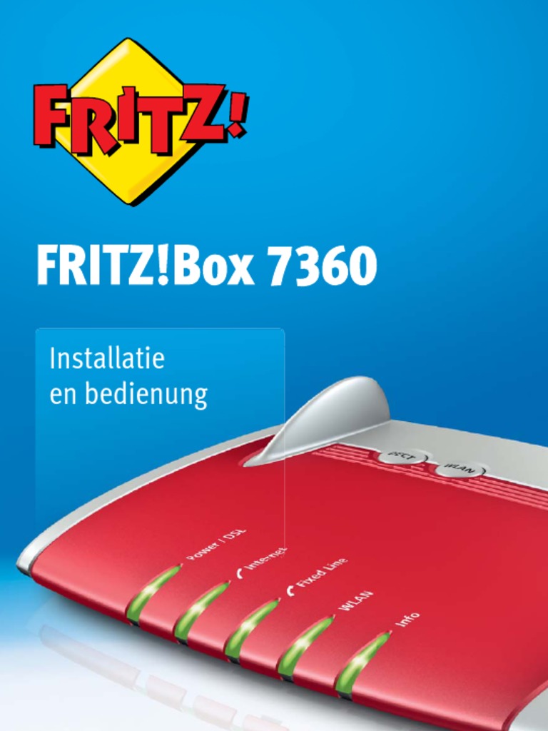 Uitgebreide Handleiding AVM FRITZBox 7360 NL | PDF