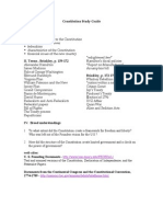 Constitution Study Guide I. Key Concepts