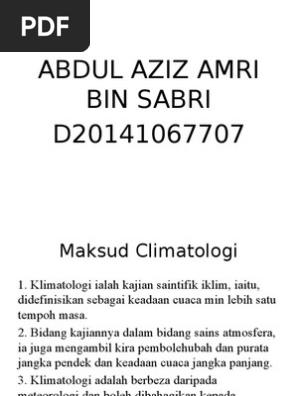 Maksud Climatologi Pdf