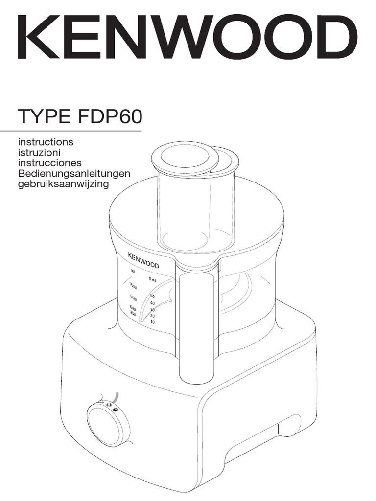 Kenwood Blender Fdp60 Multi