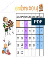 Calendrier A PDF