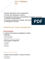 Peptic Ulcer Treatmenta Nd Dietary MGT