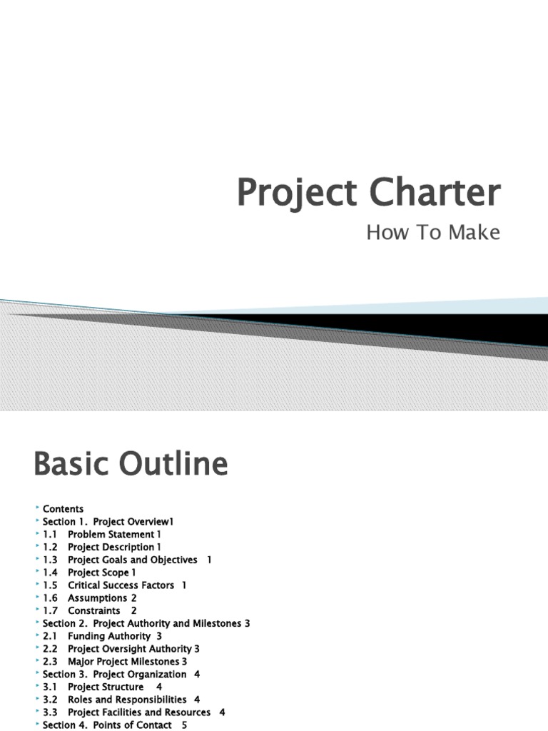 Charter - HowTo | PDF | Business