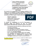 Appelàcandidatuer2015 2016 PDF