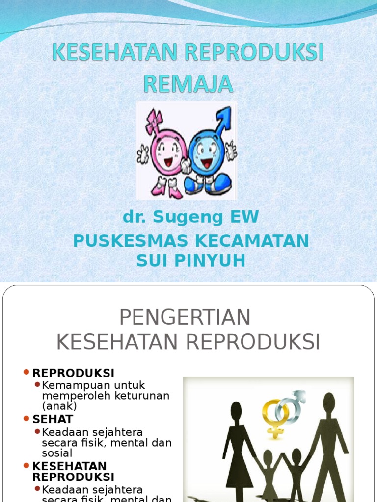 Kesehatan Reproduksi Remaja