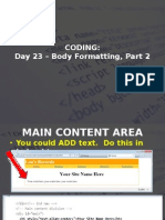 2016 - s1 - WD - Week 11 - Coding Day 23 Formatting Body Part 2