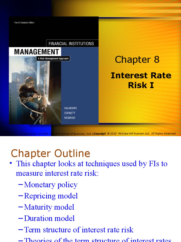Chapter 8 Interest Risk I | PDF | Yield Curve | Interest Rates