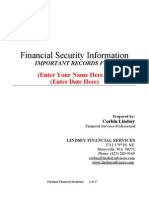Form - Financial Security Handout Packet