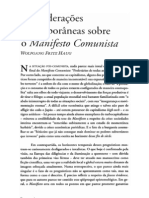 Considerações extemporâneas sobre o Manifesto Comunista