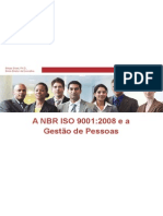 A NBR ISO 90012008 e a Gestao de Pessoas