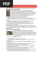 Caracteristicas de Las Generaciones de Computadoras