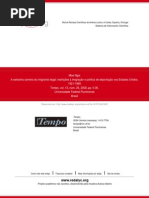 Artigo sobre Imigração