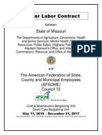 AFSCME Council 72 Missouri State Master Labor Contract