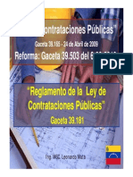 Ley Contrataciones Publicas Venezuela