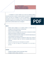 ProgramaTecnicas y Herramientas de Investigación