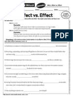 Affect vs. Effect Earth Day