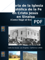 Presentación Historia de La Iglesia en Sinaloa