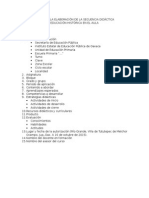 Guía para La Elaboración de La Secuencia Didáctica Educación Histórica