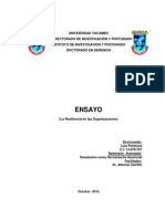 La Resiliencia en Las Organizaciones