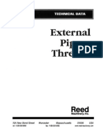 External Pipe Threads Tech Data Master