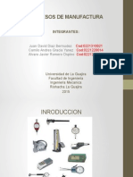 Procesos de Manufactura 1