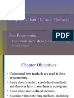 Chapter 7: User-Defined Methods