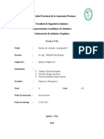 Practica N° 1 - Química - Reacciones de ácidos carboxílicos