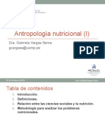 10-Decima Clase-Antropologia Nutricional (I) - 07oct15