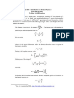 Medical Physics I Problem Set Solutions