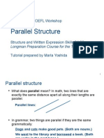 Skills 24-26 Parallel Structure