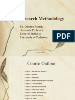Lecture 1, RESEARCH METHODOLOGY(MBA General 1st semseter) by Dr. Qamar Zaman