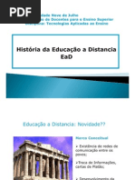 História do Ensino a Distância –EAD