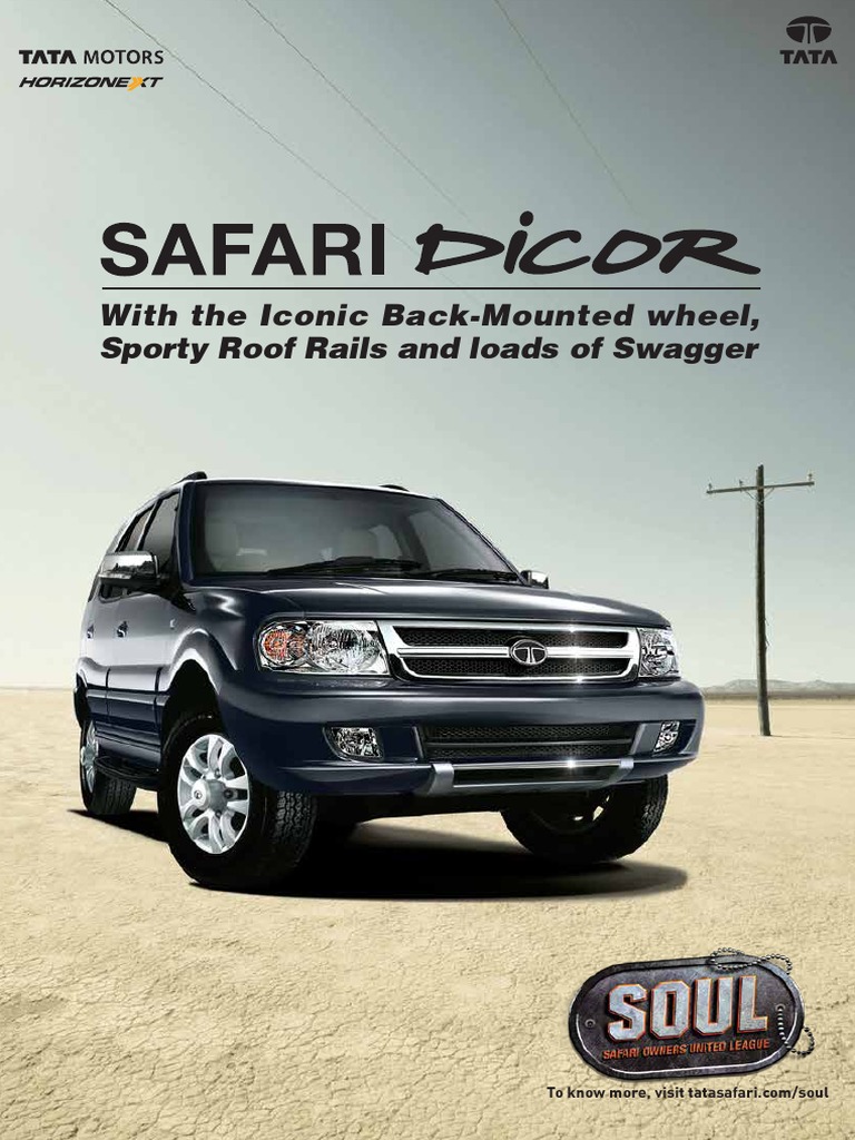 Tata Safari Dicor 2015 PDF Steering Suspension (Vehicle)