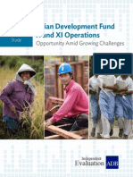 Corporate Evaluation Study on Asian Development Fund X and XI Operations