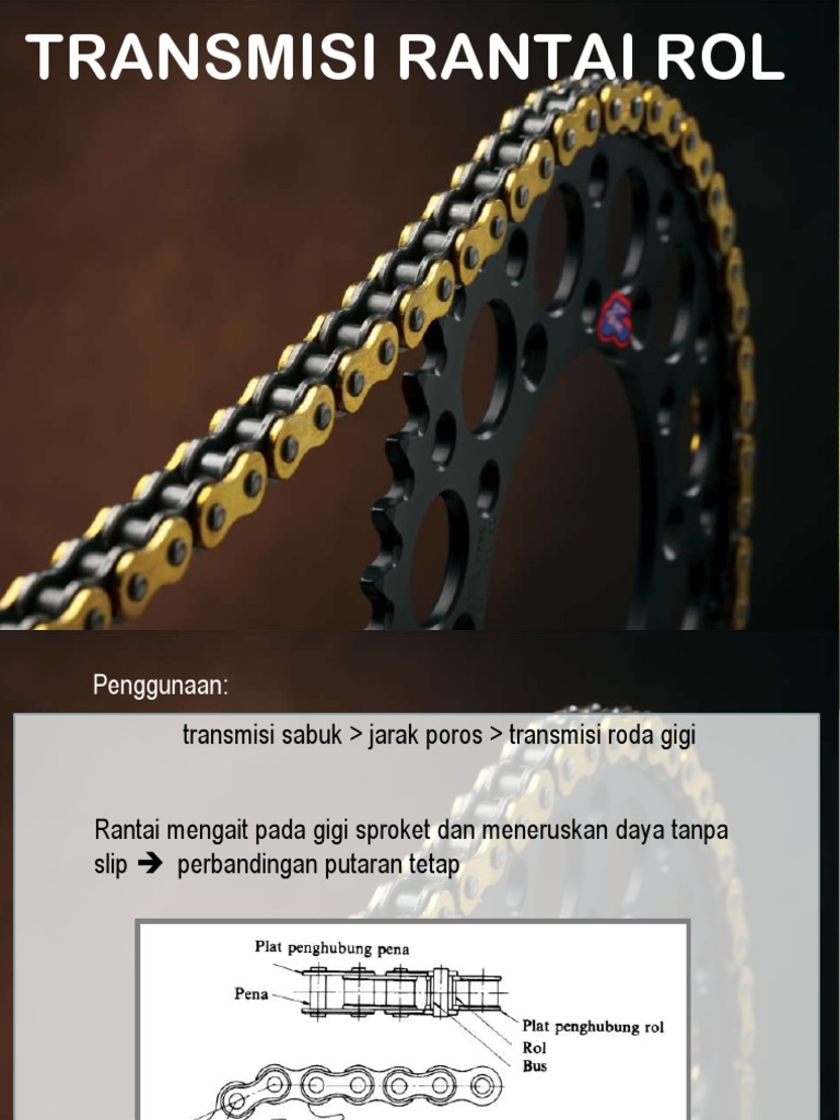 Spesifikasi dan Perancangan Rantai Rol | PDF